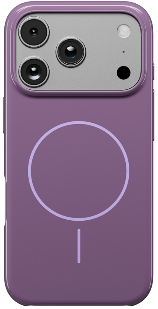 

Чехол-накладка Rocket, Glaze с MagSafe для iPhone 17 Pro Фиолетовый