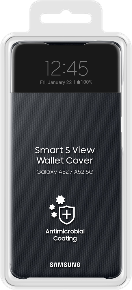 Чехол-книжка Samsung Galaxy A52 Smart S View Wallet Cover Black (EF-EA525PBEGRU) 0313-8889 Galaxy A52 Smart S View Wallet Cover Black (EF-EA525PBEGRU) - фото 6