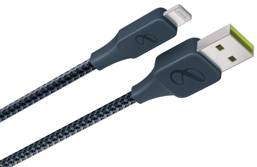 Дата-кабель InfinityLab InstantConnect USB-A - Lightning 1.5м  Blue (ILINCATLBLU) 0307-0746 InstantConnect USB-A - Lightning 1.5м  Blue (ILINCATLBLU) - фото 2