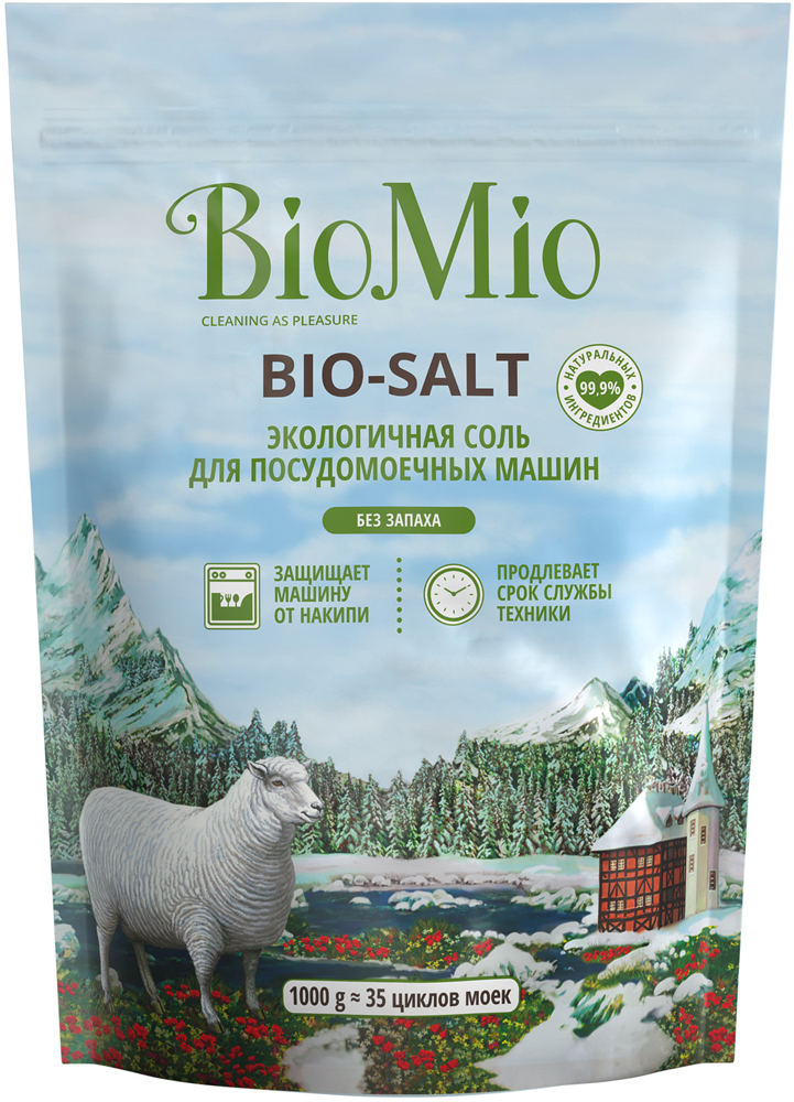 

Соль для посудомоечных машин BioMio, Bio-Salt ЭКО 1000г