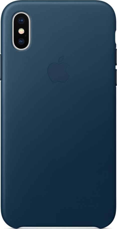 

Клип-кейс Apple, iPhone X кожаный Blue