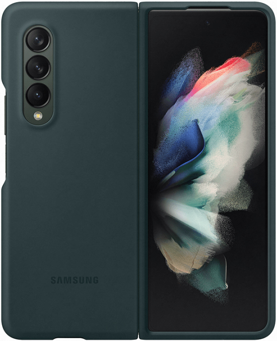 Клип-кейс Samsung Galaxy Z Fold3 Silicone Cover Dark Green (EF-PF926TGEGRU) 0313-9167 Galaxy Z Fold3 Silicone Cover Dark Green (EF-PF926TGEGRU) - фото 3