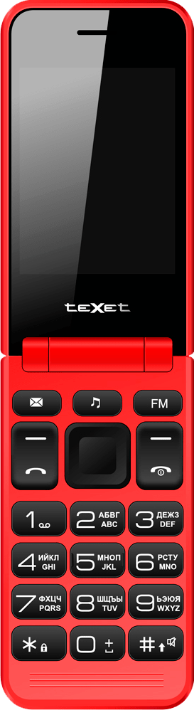 Мобильный телефон teXet TM-406 Dual sim Red 0101-7223 - фото 1