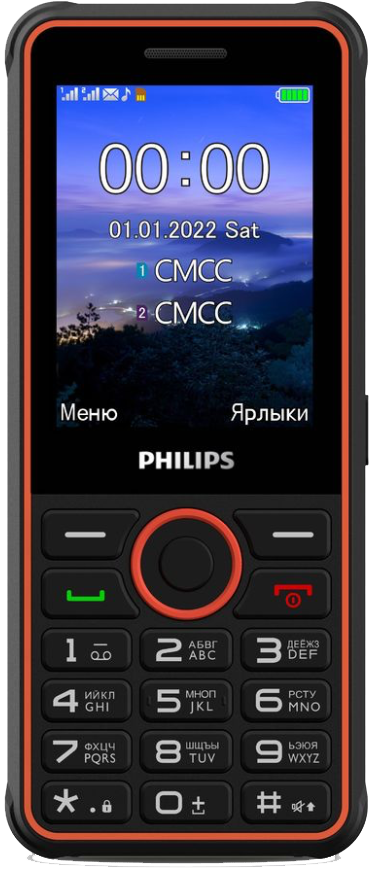 Мобильный телефон Philips телефон philips xenium e207 синий