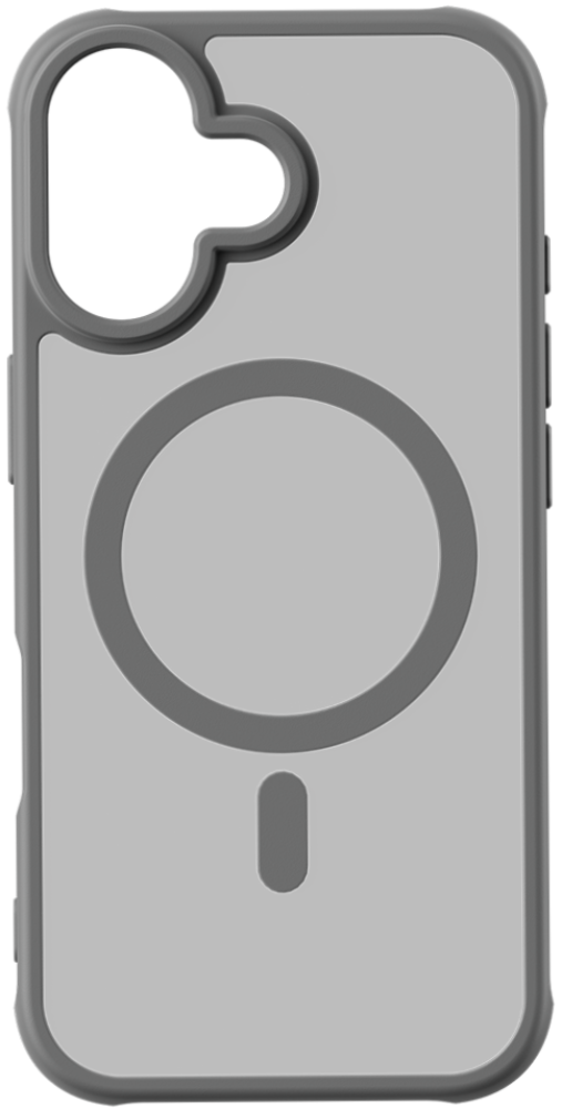 

Чехол-накладка Rocket, Frost с MagSafe для iPhone 17 Серый