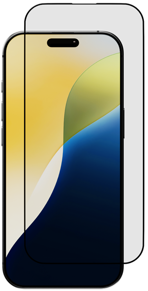 

Стекло защитное Rocket, Air Cover 2.5D для iPhone 17 Черная рамка