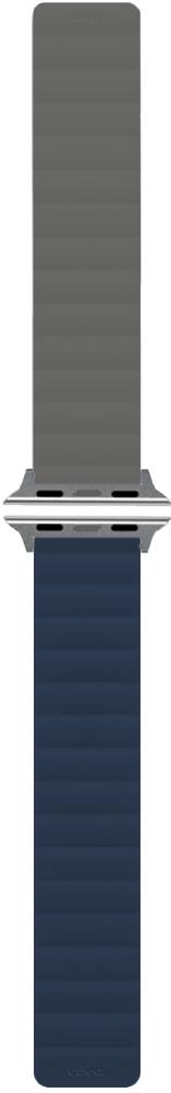 Ремешок для умных часов uBear Mode для Apple Watch 42|44|45|49 mm силиконовый  Синий/Серый (WB16BG01ML-AW) 0400-2403 Mode для Apple Watch 42|44|45|49 mm силиконовый  Синий/Серый (WB16BG01ML-AW) - фото 2