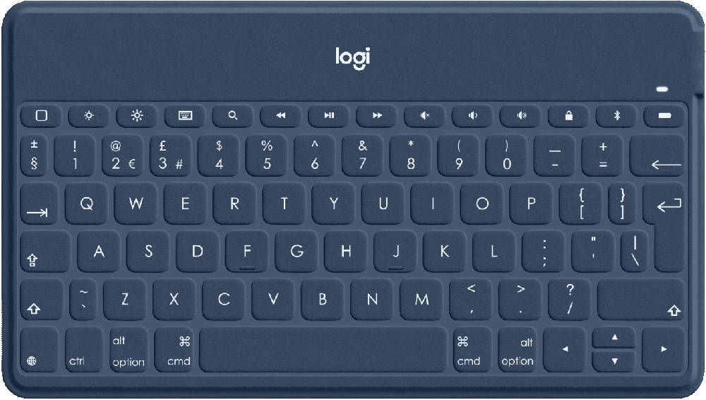 Клавиатура беспроводная Logitech Keys-To-Go Blue