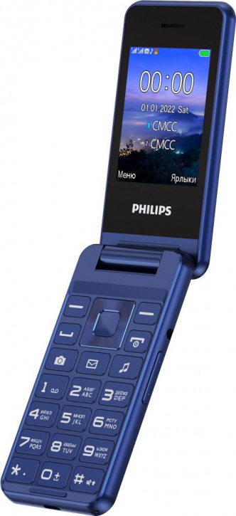 Мобильный телефон Philips E2601 Dual sim Синий 0101-8241 - фото 2