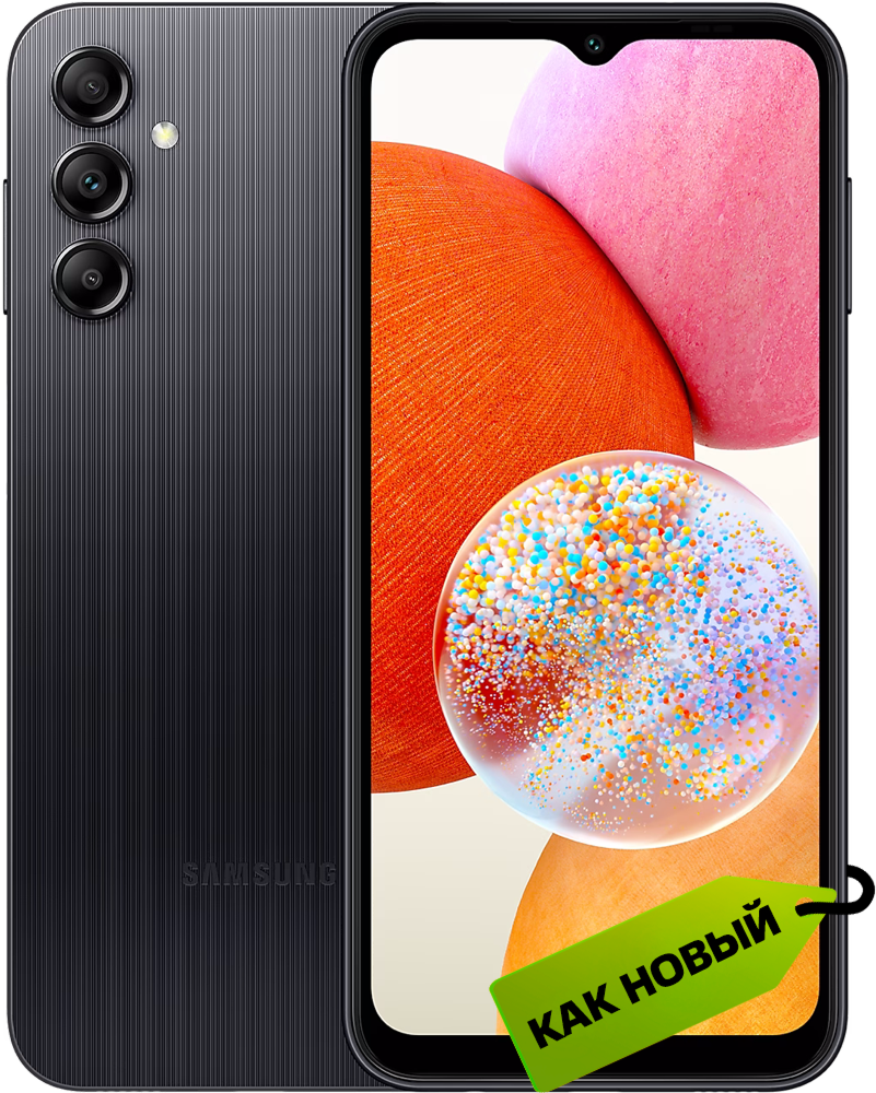 

Смартфон Samsung, Galaxy A14 4/128 Гб LTE Черный «Как новый»