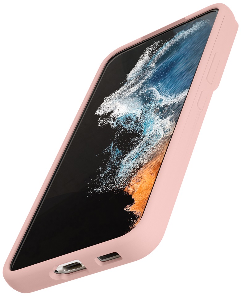 Чехол-накладка VLP Silicone case Samsung S22 Светло-розовый 0319-0208 Galaxy S22 - фото 2