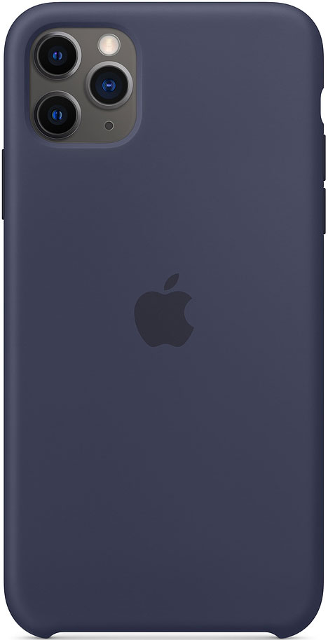 Клип-кейс Apple iPhone 11 Pro Max MWYW2ZM/A силиконовый Темно-синий 0313-8189 MWYW2ZM/A iPhone 11 Pro Max MWYW2ZM/A силиконовый Темно-синий - фото 1