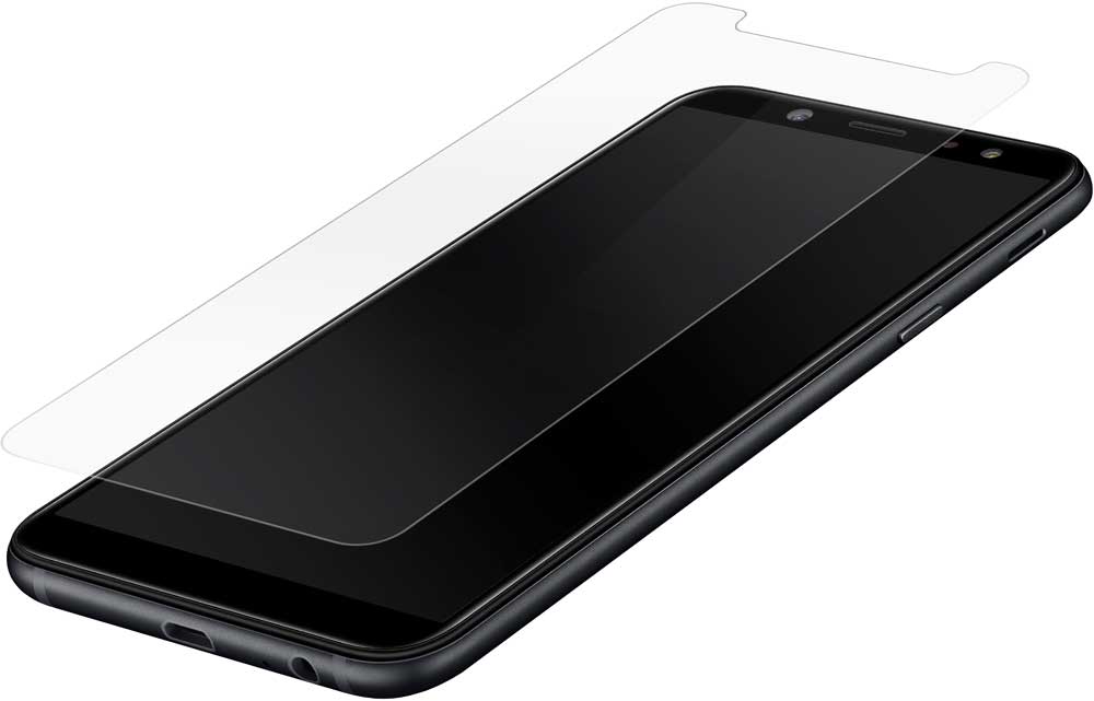 

Стекло защитное Black Rock Samsung Galaxy A6 0.1 мм прозрачное, Samsung Galaxy A6 0.1 мм прозрачное