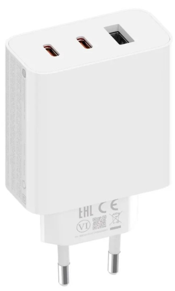 СЗУ Xiaomi быстрая зарядка для iphone wall charger 2xusb type c pd 35вт белый deppa