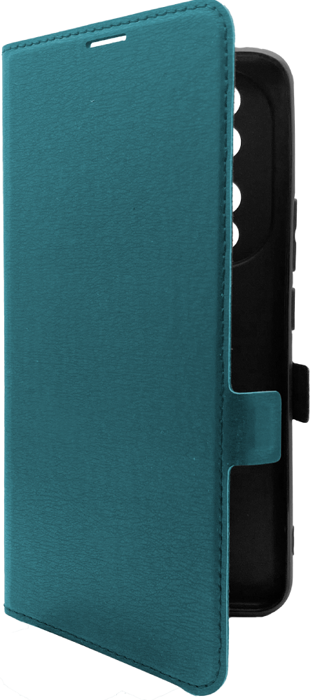 Чехол-книжка Borasco чехол для honor x8 4g с картхолдером с принтом герб на темном фоне