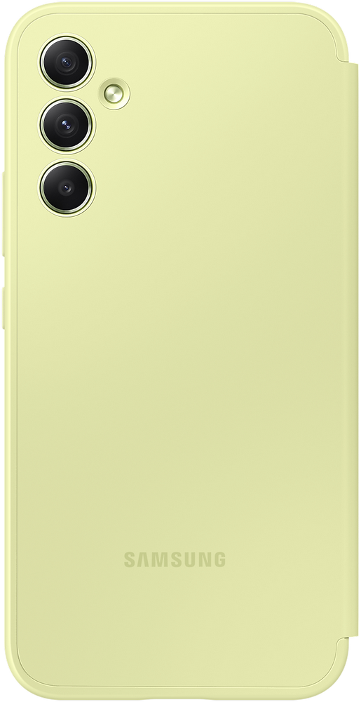 Чехол-книжка Samsung Galaxy A34 Smart View Wallet Case Лайм 0319-1018 EF-ZA346CGEGRU - фото 2