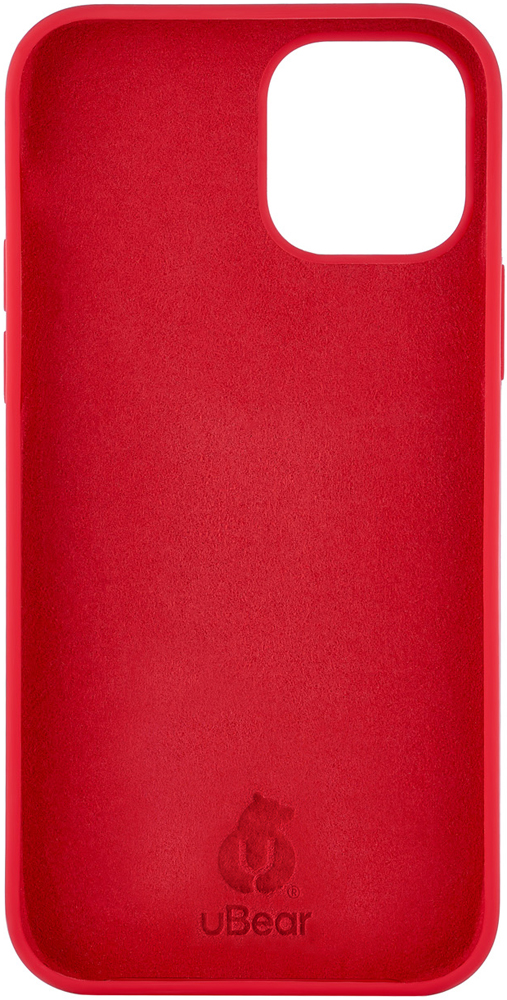 Клип-кейс uBear iPhone 12 Pro Max liquid силикон Red 0313-8716 - фото 5