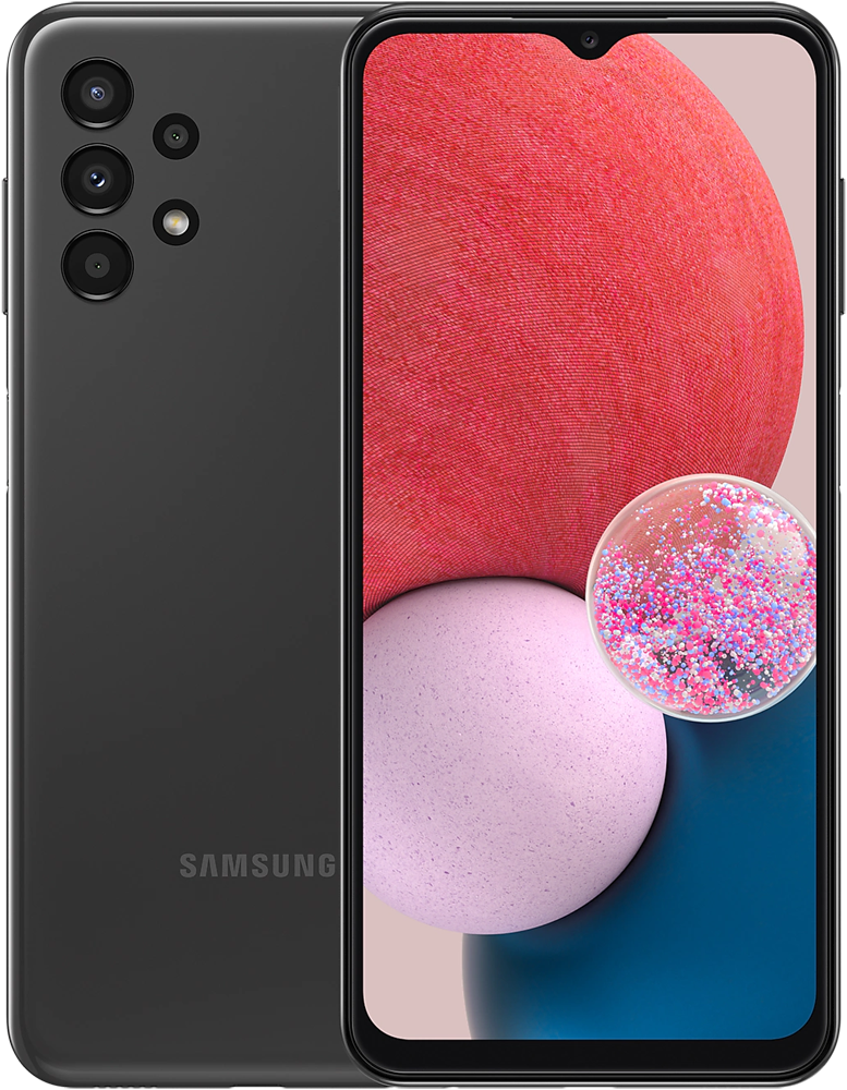 Смартфон Samsung Galaxy A13 4/64Gb Чёрный смартфон смартфон samsung galaxy a03 4 64gb black
