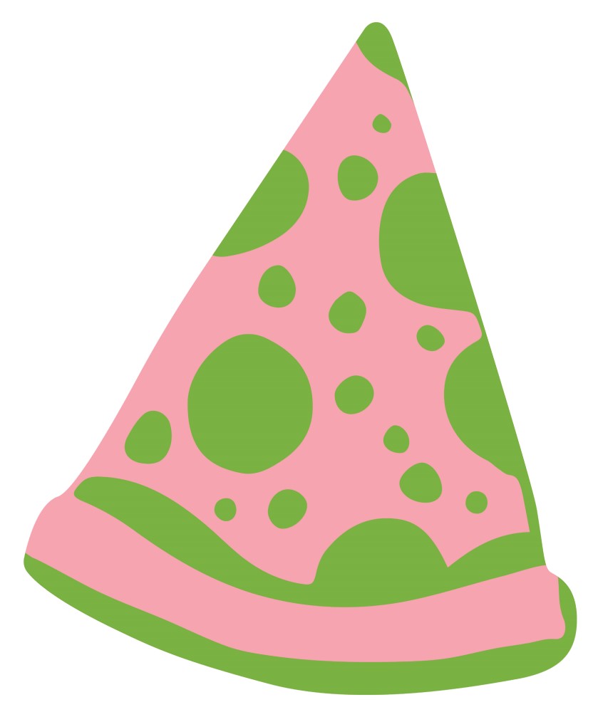 

Стикер VLP, Pizza Green Pink