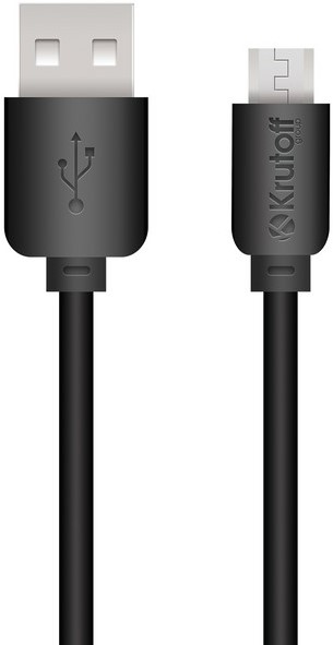 Дата-кабель Krutoff кабель gcr microusb нейлон для быстрой зарядки смартфона 1 5м