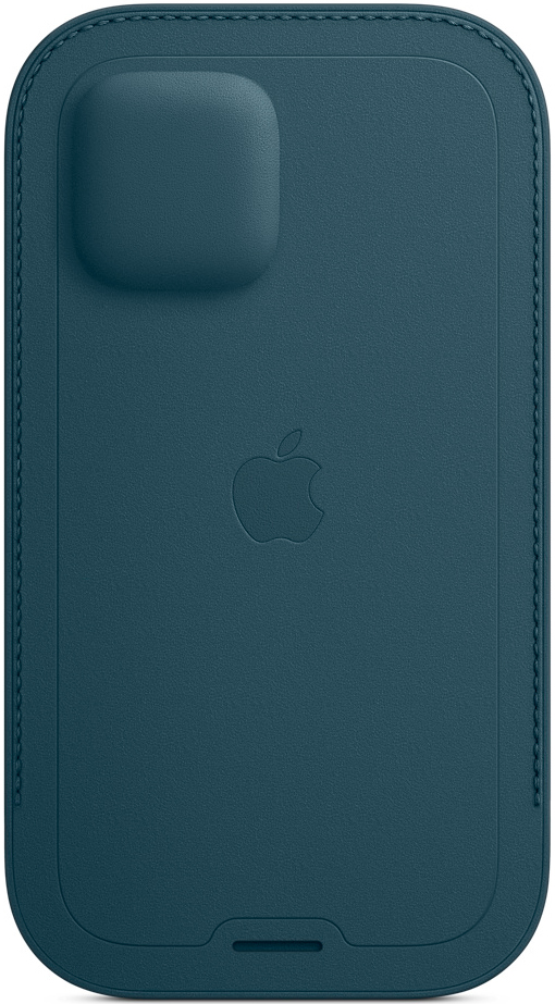 Чехол Apple iPhone 12/12 Pro MagSafe кожаный Балтийский синий (MHYD3ZE/A) 0313-8902 MHYD3ZE/A iPhone 12/12 Pro MagSafe кожаный Балтийский синий (MHYD3ZE/A) iPhone 12, iPhone 12 Pro - фото 4