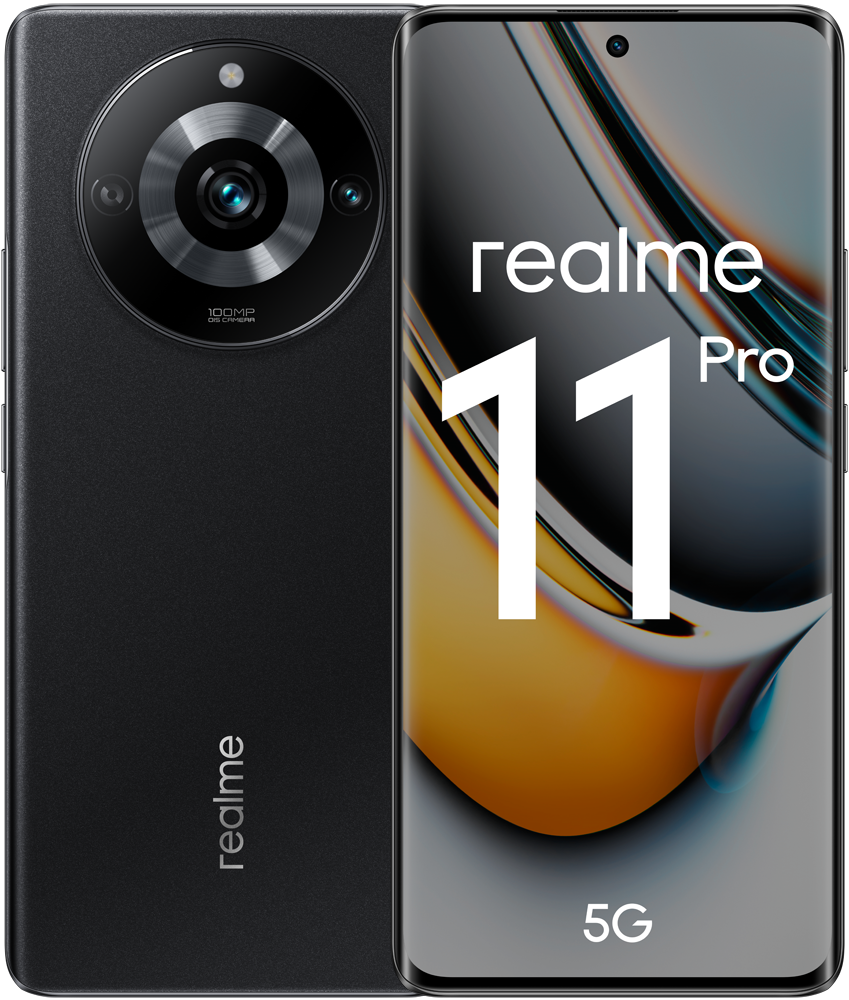 Смартфон realme 11 PRO 8/128GB 5G Черный смартфон realme 11 8 128gb gold
