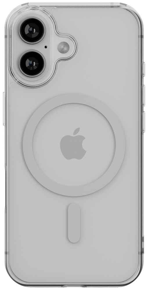 

Чехол-накладка Rocket, Prime MagSafe для iPhone 17 Прозрачный