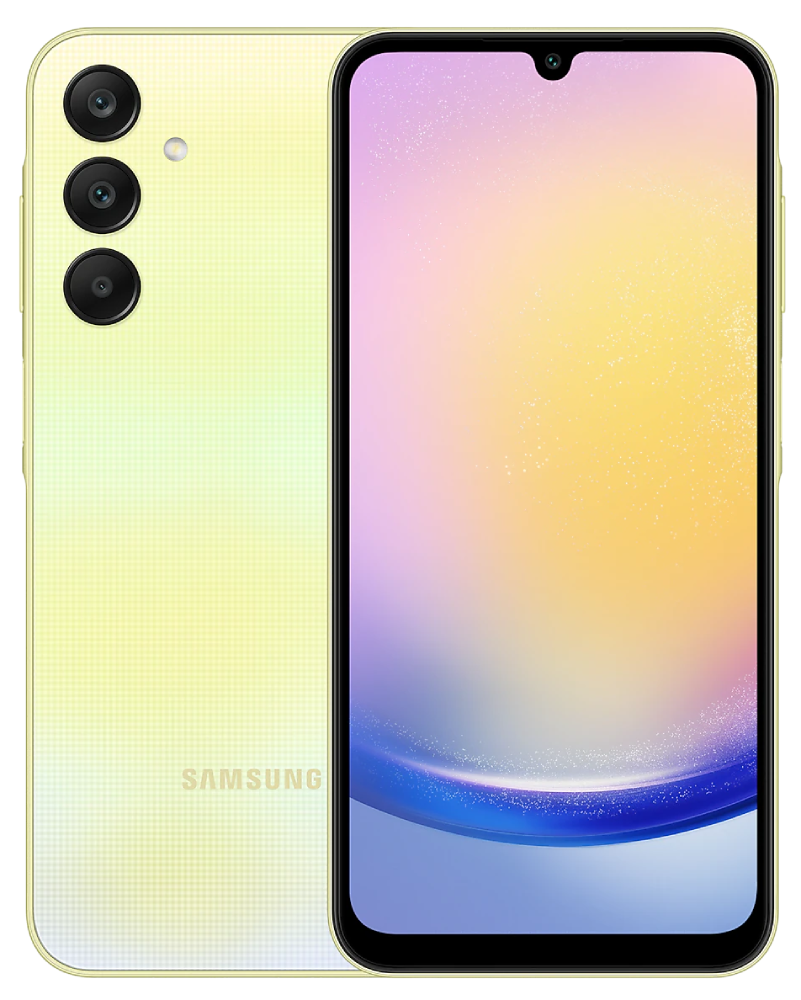 Смартфон Samsung Galaxy A25 8/256 Гб 5G Желтый (A256E) 3100-1484 Galaxy A25 8/256 Гб 5G Желтый (A256E) - фото 1