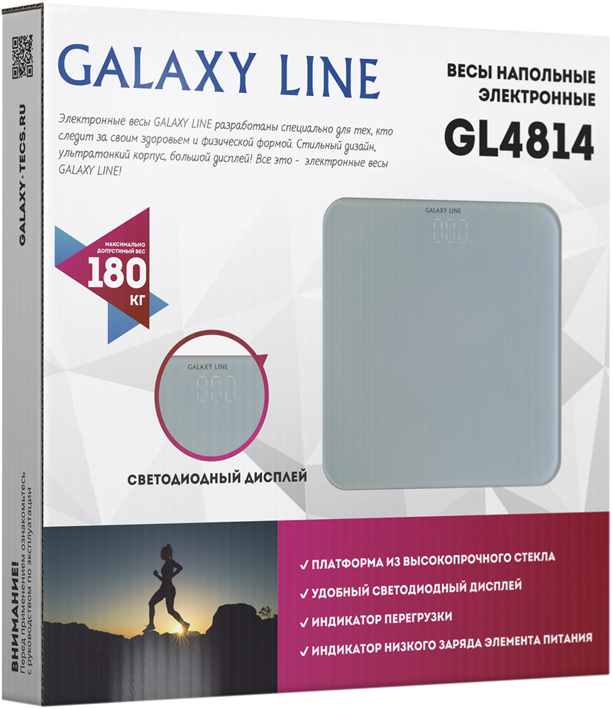 Весы напольные Galaxy Line GL 4814 White фото 5