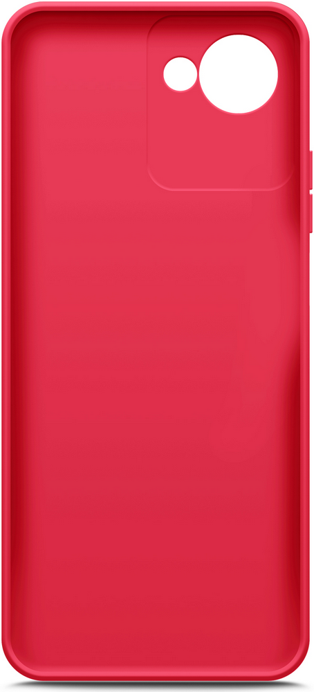Чехол-накладка Borasco для Realme C30s TPU Красный 0319-0852 - фото 2