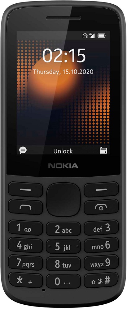 Мобильный телефон Nokia 215 4G Dual sim Black