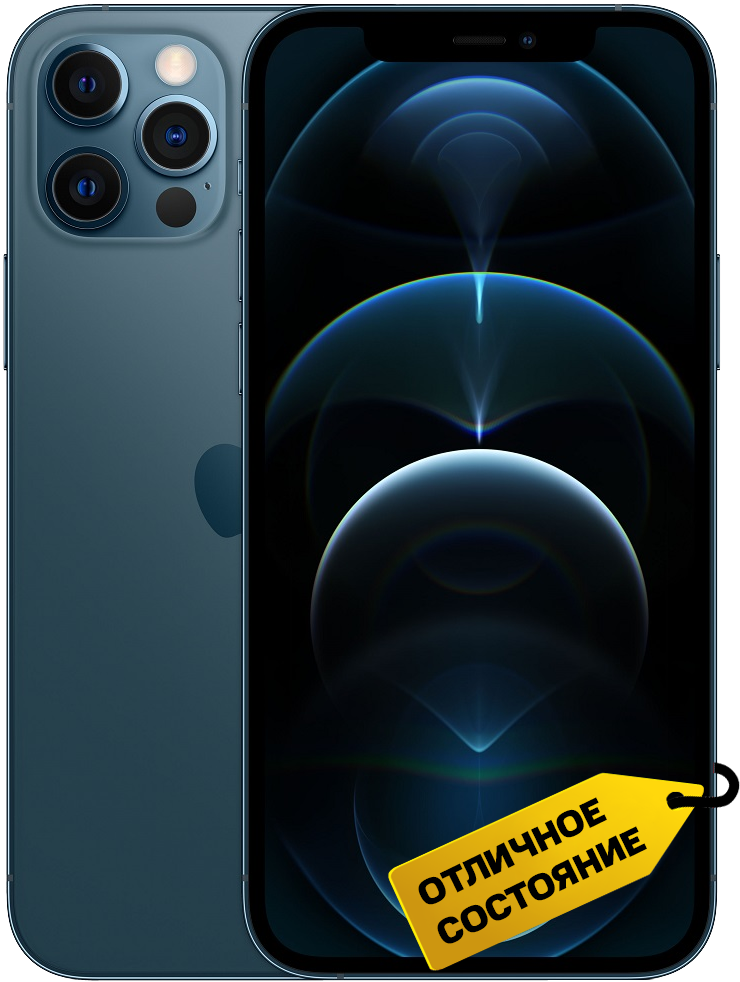 

Смартфон Apple, iPhone 12 Pro 256Gb «Тихоокеанский синий» «Отличное состояние»