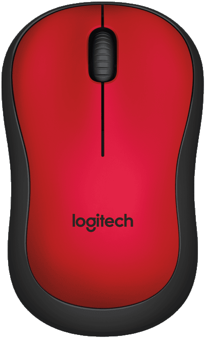 Мышь беспроводная Logitech M220 Silent Red