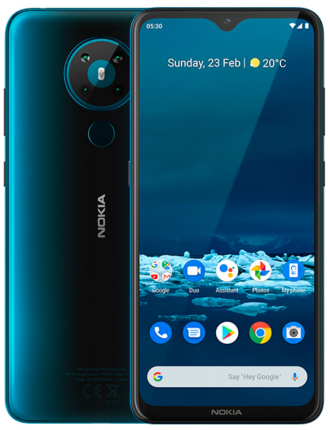 Смартфон Nokia 5.3 4/64Gb  Turquoise 0101-7212 5.3 4/64Gb  Turquoise - фото 1