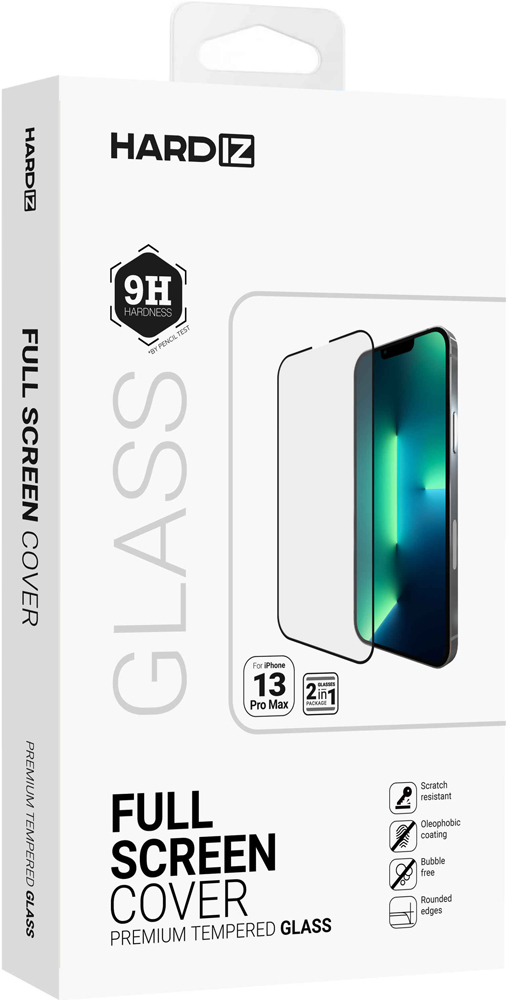 Стекло защитное Hardiz защитное стекло 3d для apple iphone 13 13 pro с сеткой на динамике с рамкой