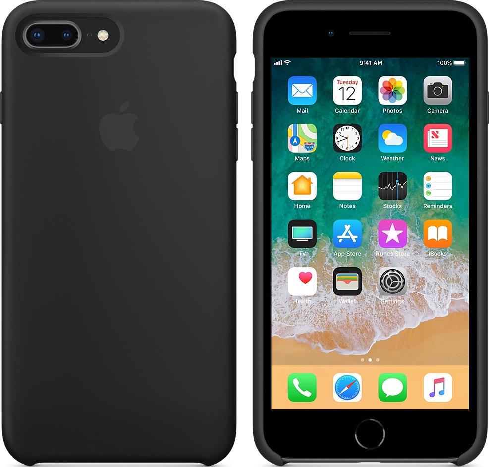 Клип-кейс Apple iPhone 8 Plus/ 7 Plus силиконовый Black 0313-6229 iPhone 8 Plus/ 7 Plus силиконовый Black iPhone 7 Plus, iPhone 8 Plus - фото 4