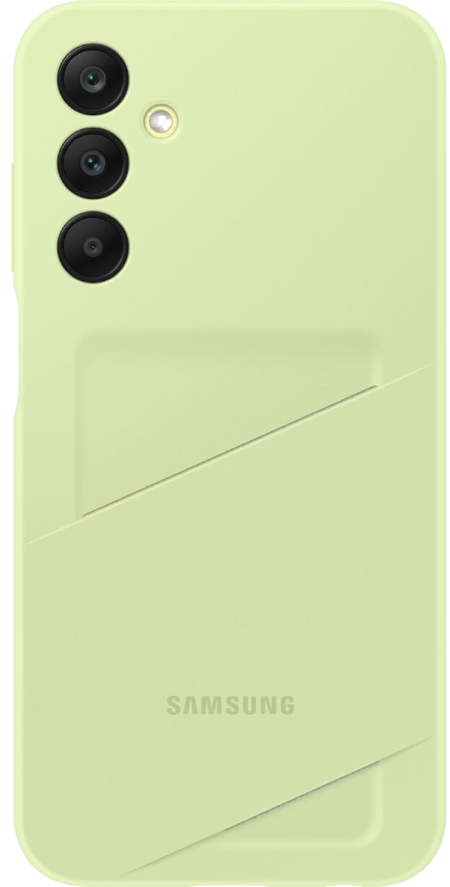 Чехол-накладка Samsung Card Slot Case Galaxy A25 Лайм (EF-OA256TMEGRU)