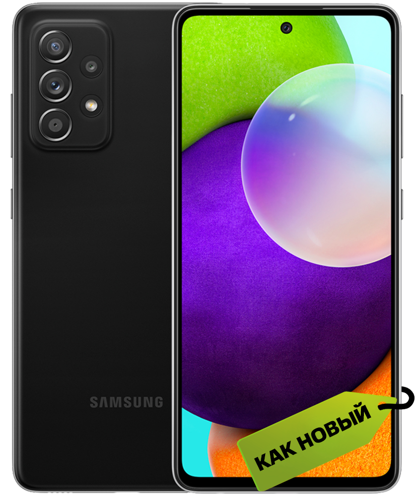

Смартфон Samsung, Galaxy A52 4/128Гб Черный "Как новый"