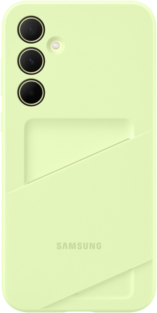 Чехол-накладка Samsung Card Slot Case Galaxy A35 Лайм (EF-OA356TMEGRU)