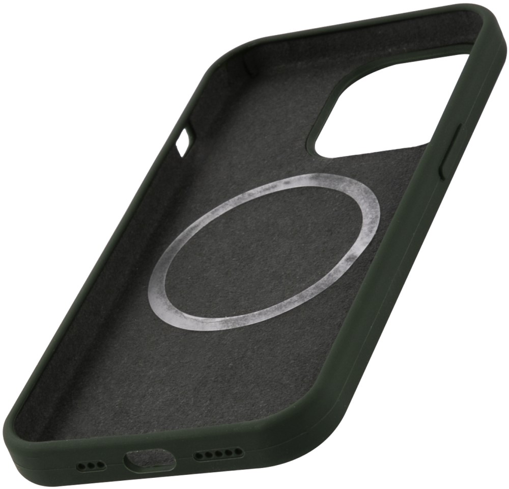 Клип-кейс UNBROKE iPhone 13 Pro Liquid Silicone MagSafe зеленый 0313-9263 - фото 2