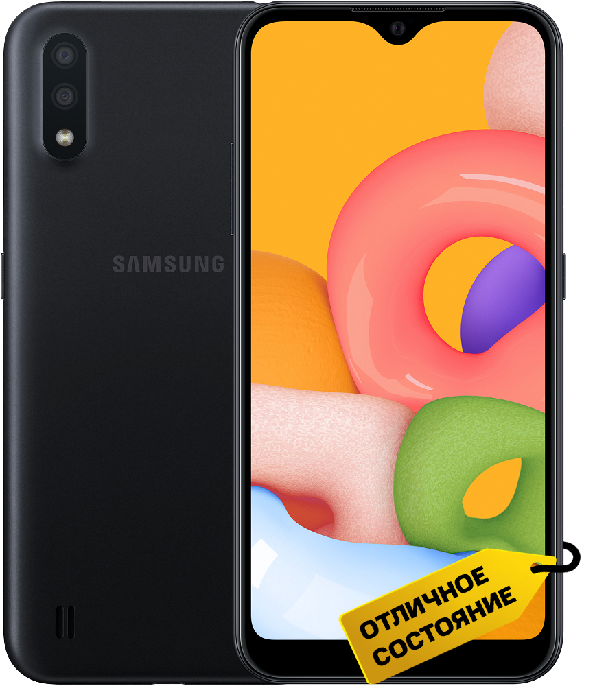 

Смартфон Samsung, A015 Galaxy A01 2/16Gb Black «Отличное состояние»