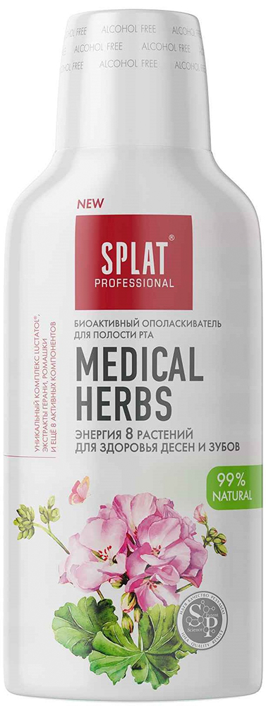 

Ополаскиватель для полости рта Splat, Professional лечебные травы 275мл