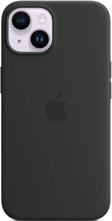 Чехол-накладка Apple iPhone 14 Silicone Case with MagSafe Тёмная ночь 0319-0728 - фото 2