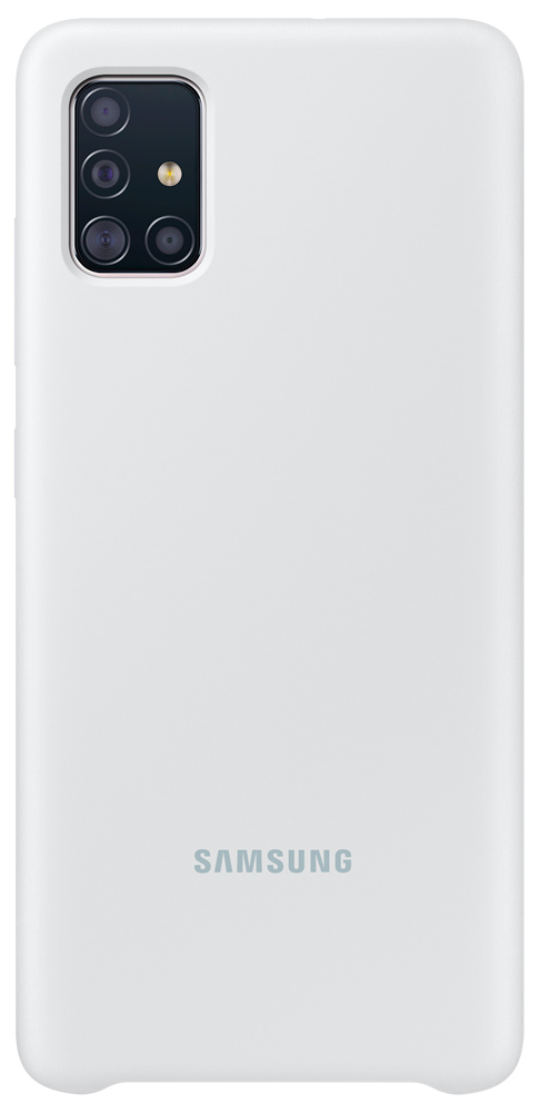 Клип-кейс Samsung Galaxy A51 силикон White (EF-PA515TWEGRU) 0313-8248 Galaxy A51 силикон White (EF-PA515TWEGRU) - фото 1