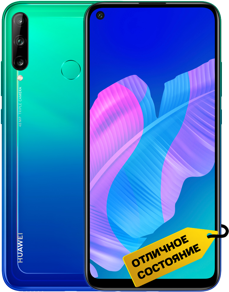 

Смартфон HUAWEI, P40 lite E (NFC) 4/64 Гб Синий «Отличное состояние»