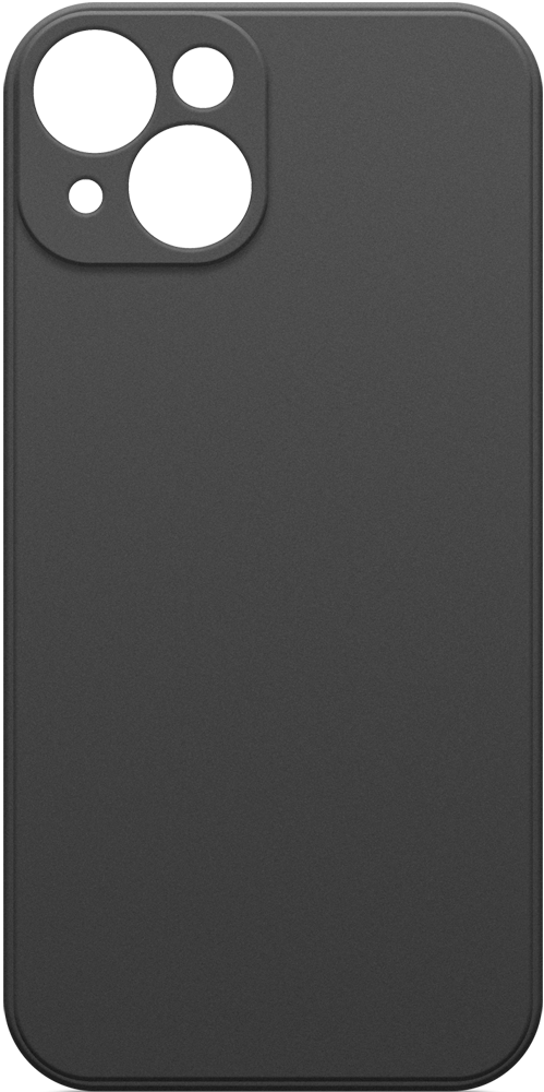 Чехол-накладка Borasco iPhone 14 Microfiber Черный чехол накладка borasco iphone 14 pro microfiber лавандовый