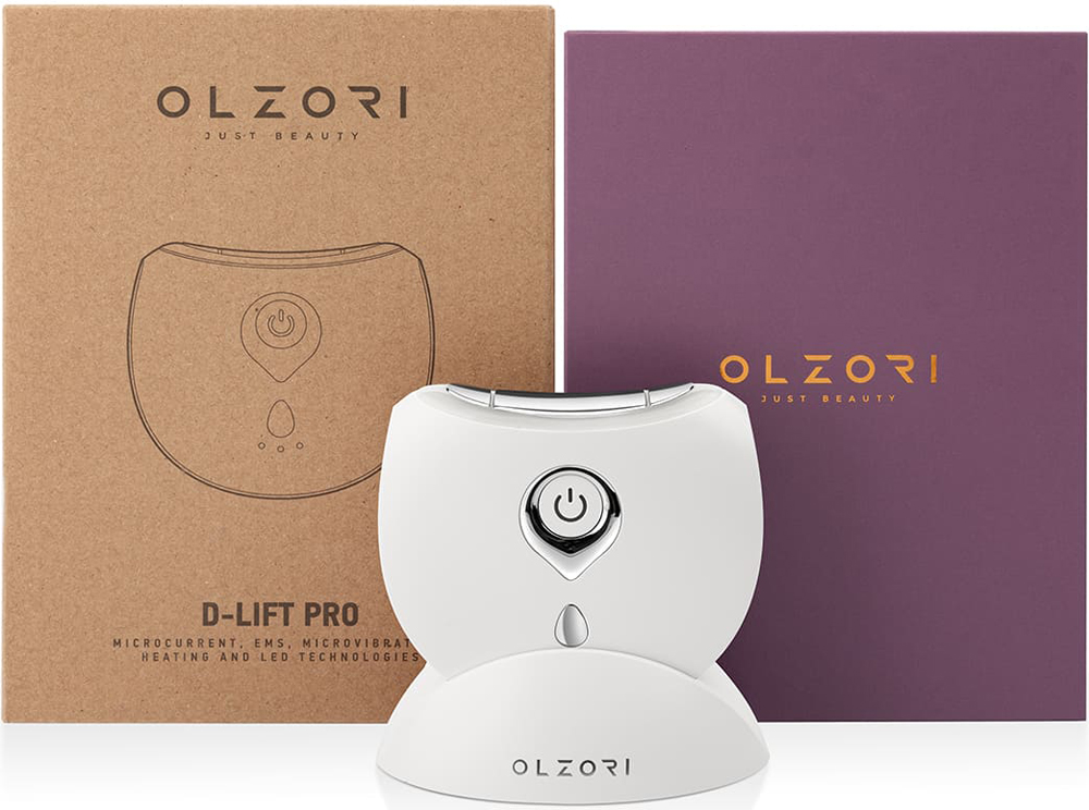 Электрический массажер для лица и шеи OLZORI D-Lift Pro 5 в 1 Белый 7000-5108 - фото 9