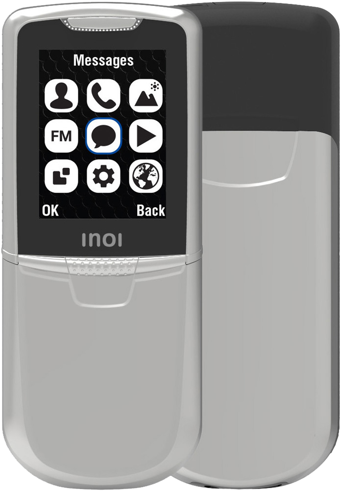 Мобильный телефон INOI 288S Dual sim Серебристый мобильный телефон inoi 101 dual sim черный