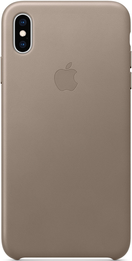 Клип-кейс Apple iPhone XS Max кожаный MRWR2ZM/A Beige