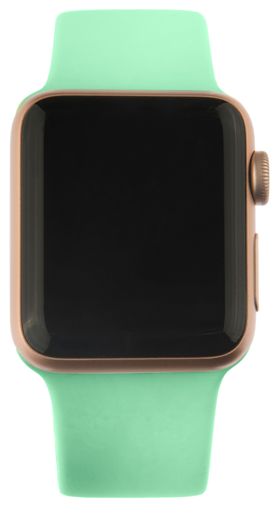 Ремешок для умных часов InterStep Sport Apple Watch 38/40мм силиконовый Mint 0400-1737 Sport Apple Watch 38/40мм силиконовый Mint - фото 4